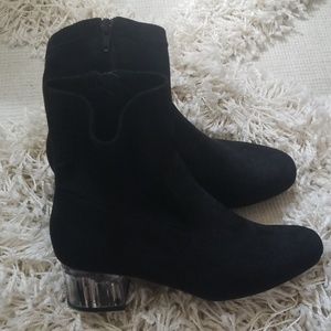 Black ankle boots